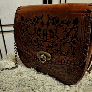 Brown Leather Satchel